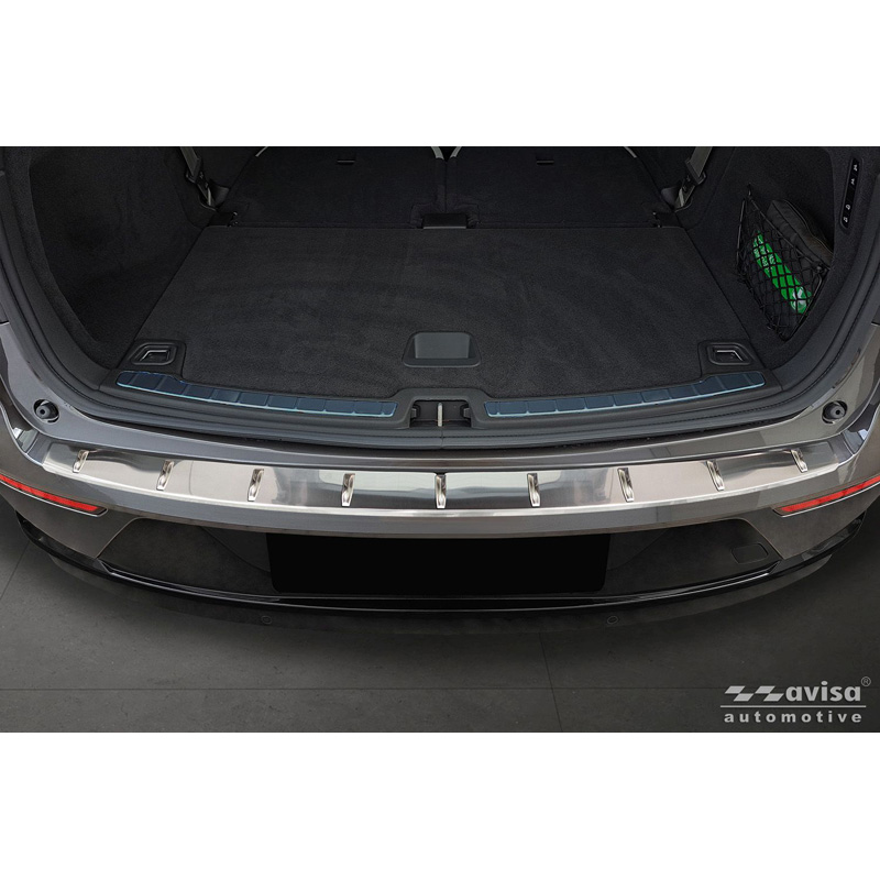 Avisa Protection de Seuil de Coffre Acier Inox sur mesure pour Volvo EX90 2022- - Argent