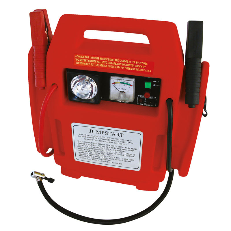 Carpoint Démarreur d'Urgence 12V/17AH et Compresseur