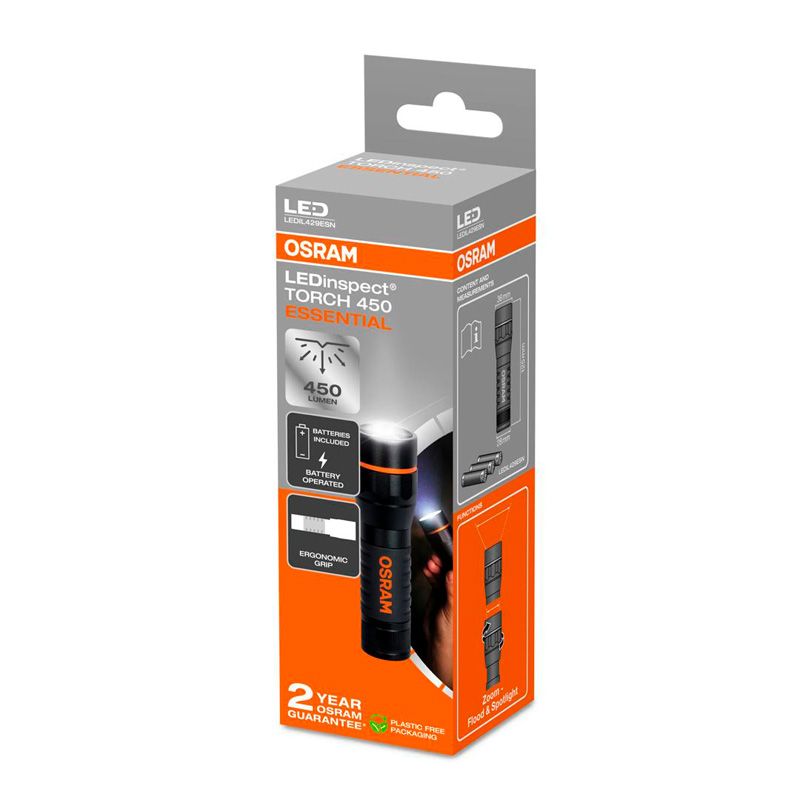 Osram LEDinspect® TORCH 450 Essential - Lampe d'inspection manuelle