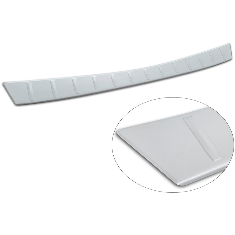 Avisa Protection de seuil arrière inox thermolaqué sur mesure pour Subaru Forester (SL) 2025- 'Soft Silver'
