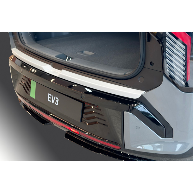 Protection de seuil arrière (ABS) sur mesure pour Kia EV3 2024- Argent