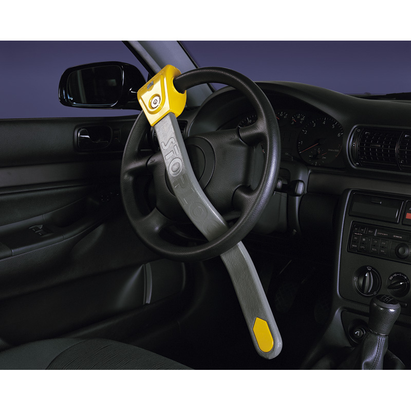 Stoplock Original - Antivol Bloque-Volant avec LED