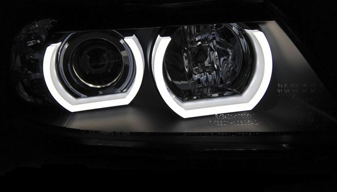Phares BMW E90/E91 Angel Eyes Ice CCFL