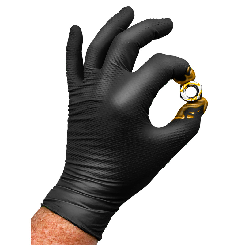 Gripp-It Gants Nitrile - taille XL - Noir - Boîte distributrice de 50 pcs