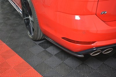 Zijdiffusers VW Golf 7.5 R Facelift Glans Zwart