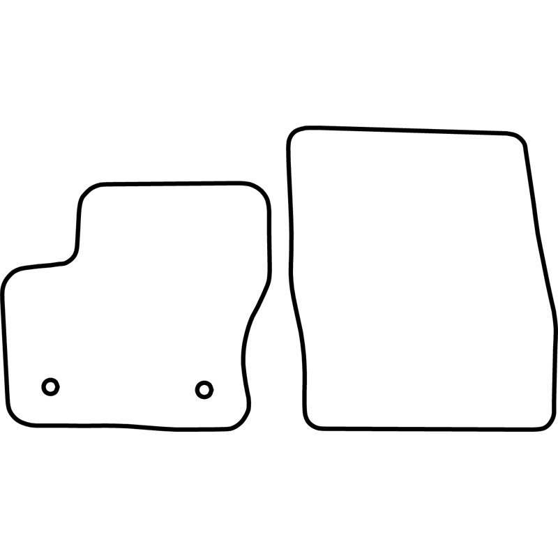 Set de tapis de sol sur mesure pour Ford Transit Connect 2014-2016