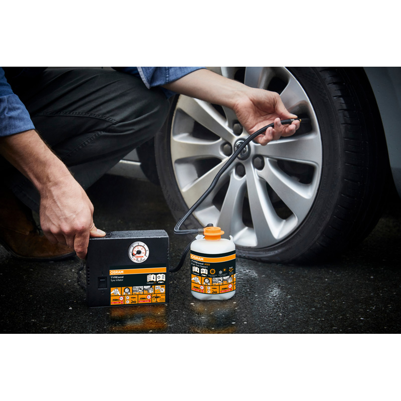 Osram TYREseal Kit - Produit d'étanchéité anti-crevaison