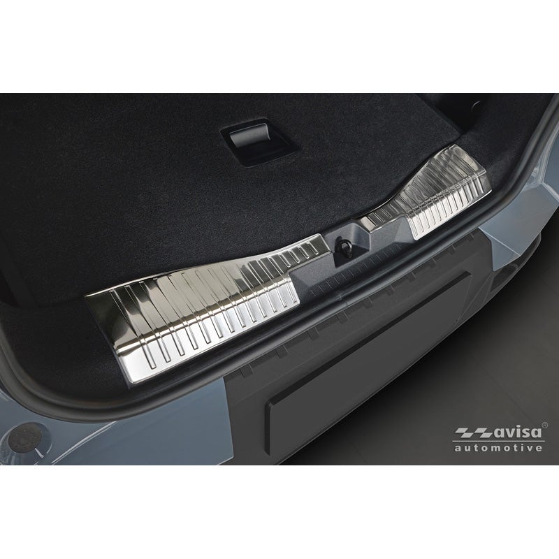 Avisa Protection de Seuil de Coffre Acier Inox sur mesure pour Opel Grandland II 2024- - Argent - 2-pièces