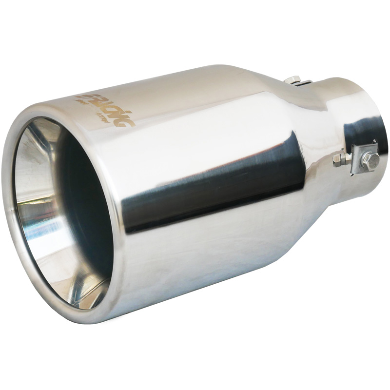 Simoni Racing Embout d'Échappement Rond Inox - Ø115xL200mm - Montage 44-68mm