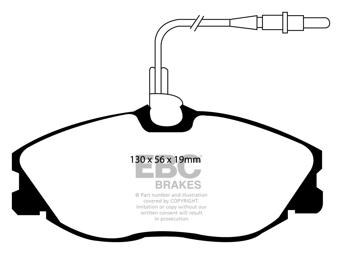 EBC Brakes CITROEN Xsara 2.0 16v 98-2002 Remblokken voorzijde