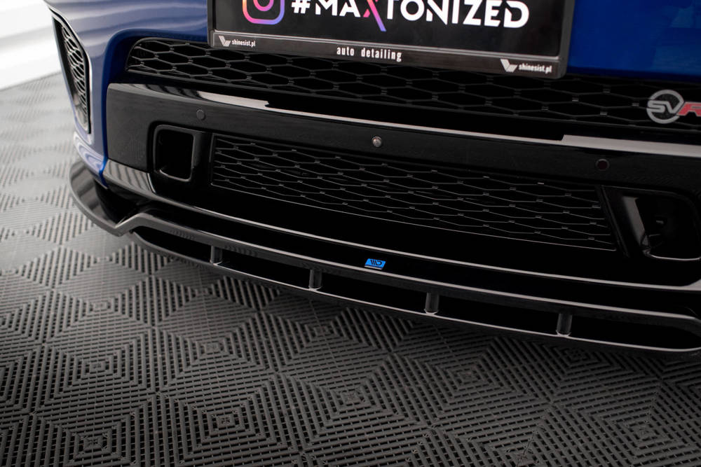 Voorspoiler V.2 Land Rover Range Rover Sport SVR 2015 - 2018 Maxton Glans Zwart