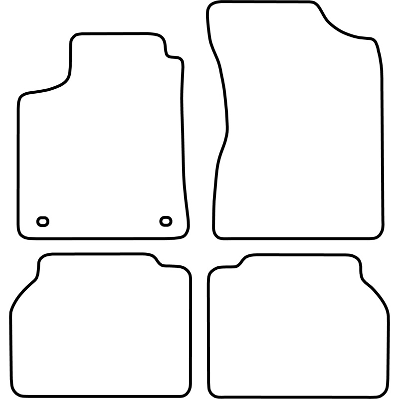 Set de tapis de sol sur mesure pour Hyundai Sonata 1997-1999