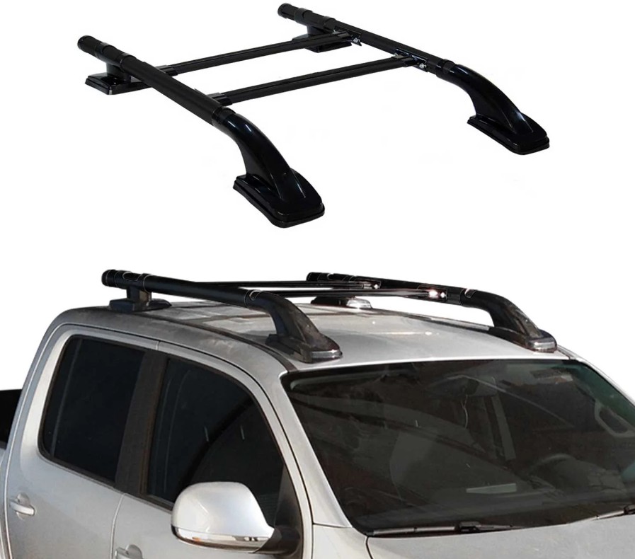 Dakrails Ford Ranger Double Cab 2 07-12 aluminium zwart