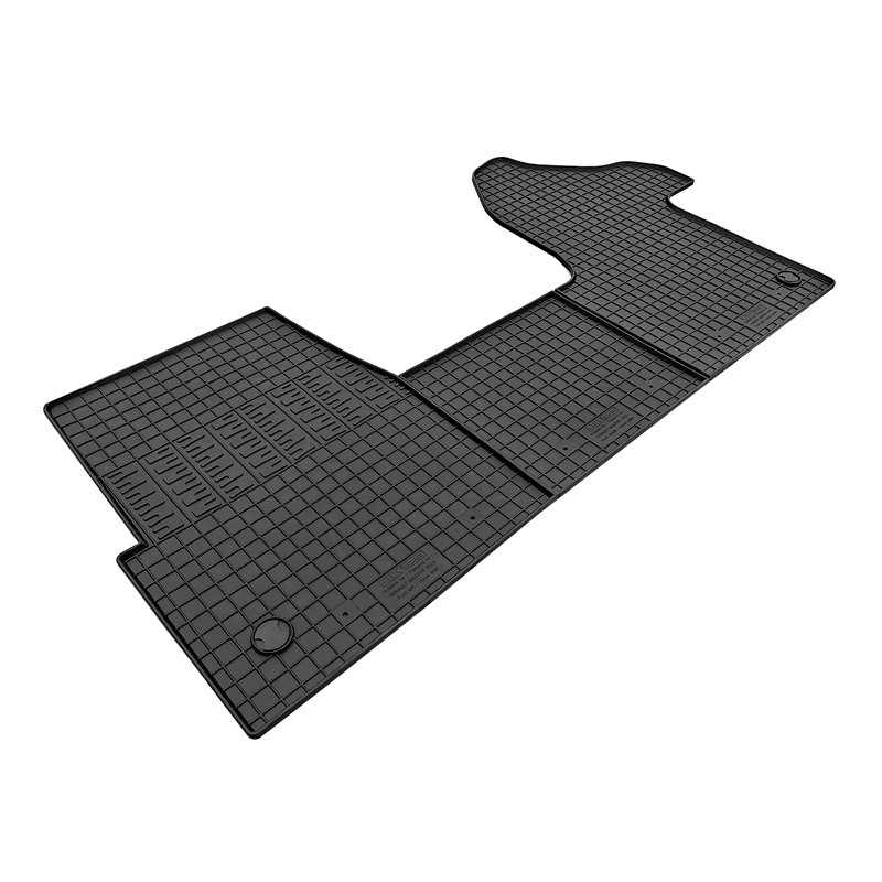 Set tapis de caoutchouc sur mesure pour Renault Master IV 2024- & Nissan Interstar 2024- (3-pièces + points de fixage)