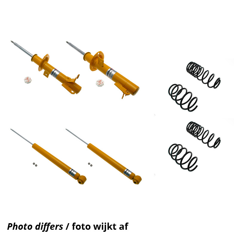 KONI Sport Kit sur mesure pour Mercedes Classe C (W204) Sedan (excl. AAC/Suspension pneumatique/Suspension HD/4-Matic) 2007-2013 - 30/30mm - AV-Charge -1020kg (1140-0761)