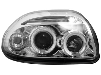 Phares Angel Eyes Renault Clio B 9.98-5.01 chrome