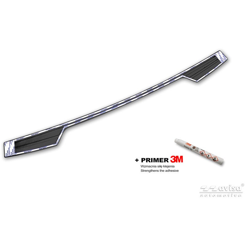 Avisa Protection de Seuil de Coffre Acier Inox sur mesure pour Opel Frontera (EV) 2024- - Noir