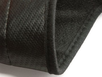 Steenslag/Auto Bra Carbon Peugeot 508 11- zwart skai leder 508