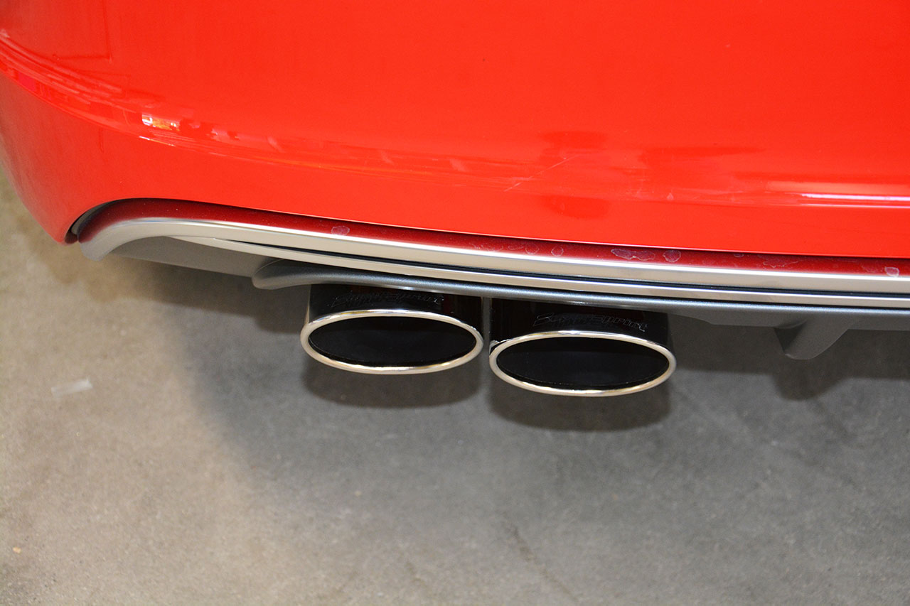 AUDI A3 8V 2.0 TDI (184 Hp) 2013 Endpipe kit 100x75 Right + 100x75 Left