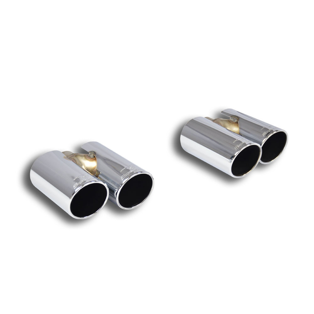 AUDI A3 8V Cabrio Facelift 2.0 TFSI (190 Hp) 2016 Endpipe kit 4 exit OO 80 Right+ OO 80 Left