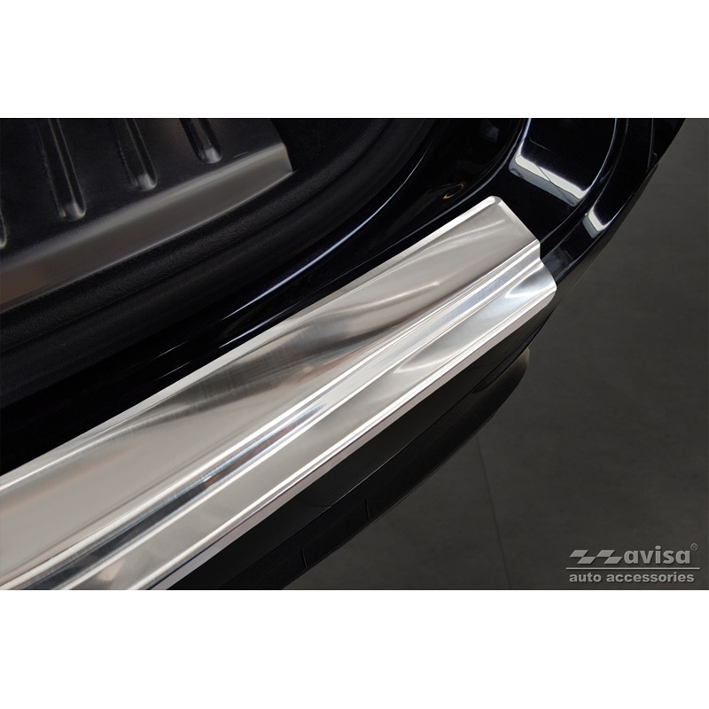 Protection de seuil arrière inox sur mesure pour Porsche Cayenne III 2017-