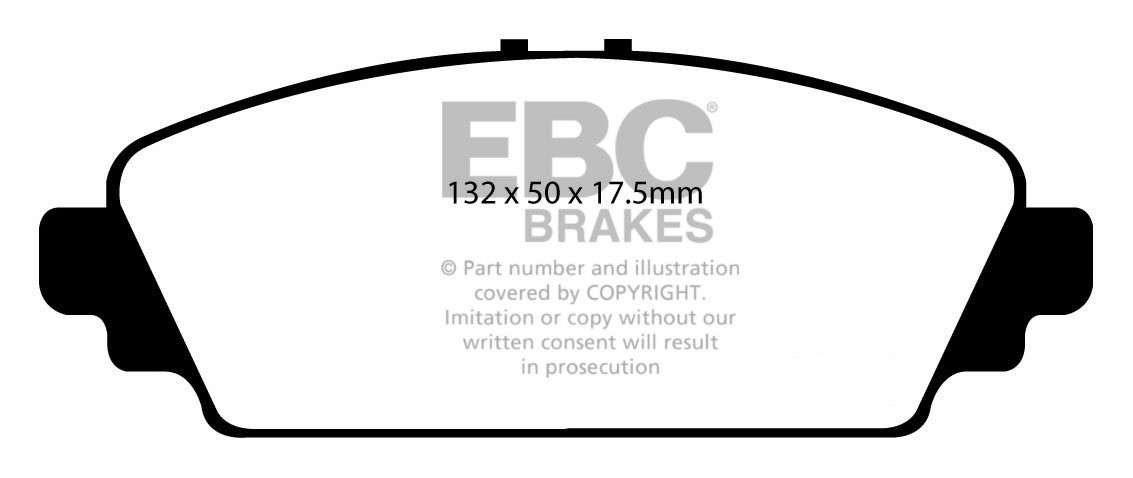 EBC Brakes HONDA Civic 1.7 TD (EP4) 2002-2006 Remblokken voorzij