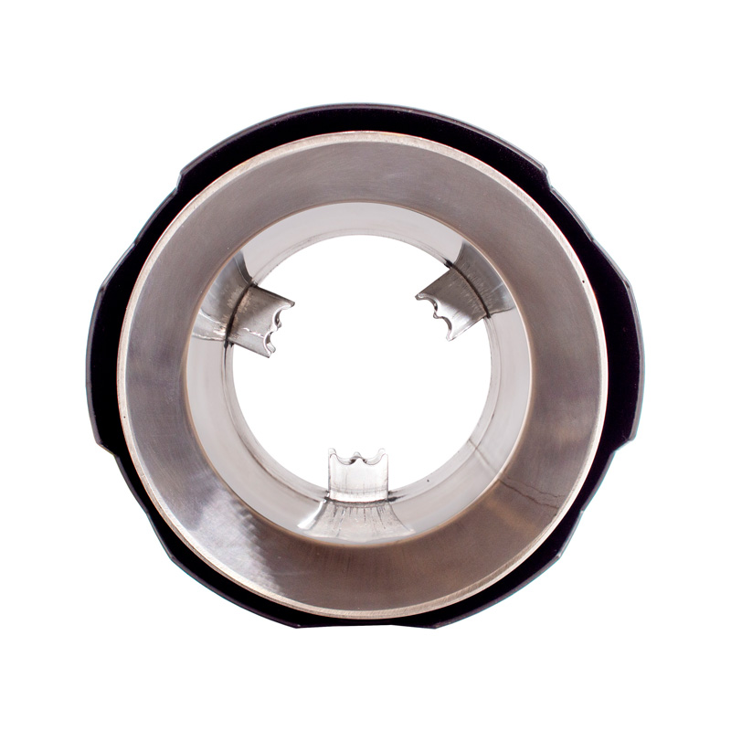 Simoni Racing Embout d'Échappement Rond/Oblique Noir-mattes+Inox - Ø116xL170mm - Montage 42-74mm