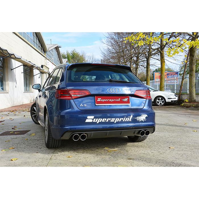 AUDI A3 8V Sedan 1.4 TSI (125 Hp-140 Hp) 2013 Endpipe kit OO90 Right + OO90 Left
