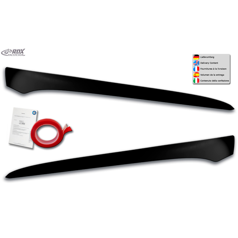 Spoilers de phares sur mesure pour BMW Série 3 E92/E93 Coupé/Cabrio 2010-2013 (ABS)