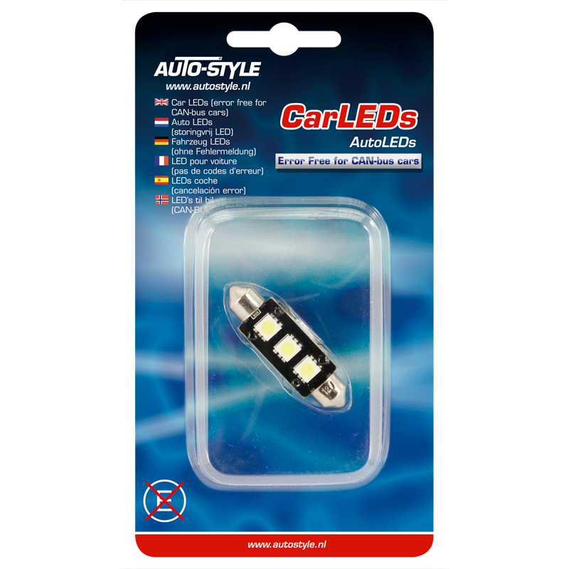 Ampoule Festoon 3Q SMD Optique-Xenon 11x43mm 12V, la pièce, avec soutient CAN-bus