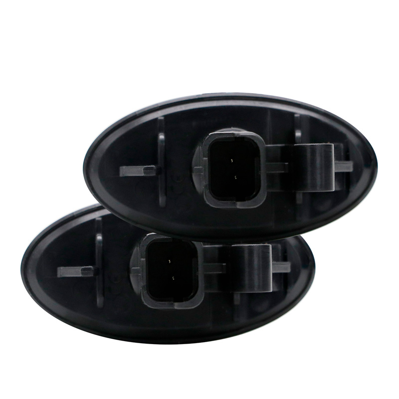 Set de Clignotants Latéraux LED sur mesure pour Peugeot modèles divers - Fumée - incl. Feux Dynamiques