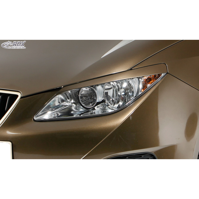 Spoilers de phares sur mesure pour Seat Ibiza 6J/6P 2008-2017 incl. ST & SC (ABS)