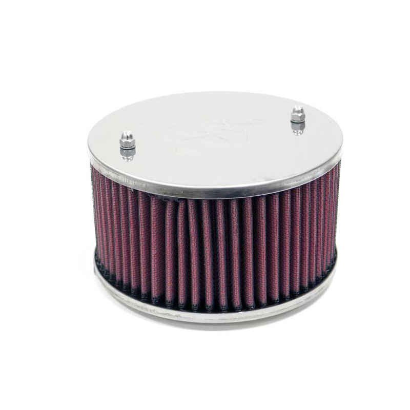 K&N Filtre à Air rond sur mesure pour carburateur SU/SU Hitachi 1.5'' HS4/HIF4/HIF38, trou central, Hauteur d'assemblage 85mm (56-9095)