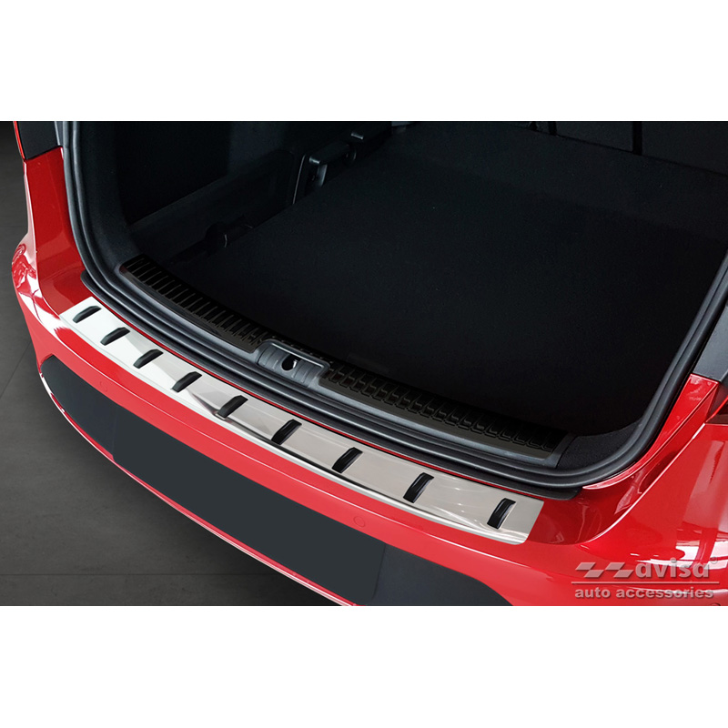 Protection de seuil arrière inox sur mesure pour Seat Leon ST (5F) 2013-2017 & Facelift 2017-2020 'STRONG EDITION'