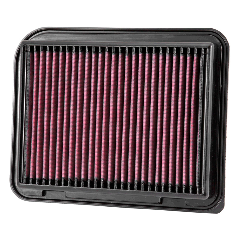 K&N Filtre à air de remplacement sur mesure pour Mitsubishi Outlander 2.0, 2.4, 3.0 / Lancer 1.6, 2.0, 2.4/ ASX 2013- / Peugeot 4008 1.6, 2.0 2013-2015 / Citroën C4 Aircross 1.6, 2.0 2012-15 (33-3015)