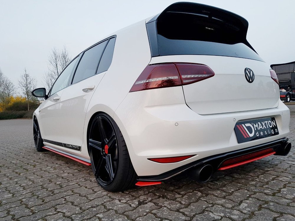 Diffuser VW Golf 7 GTI Clubsport Glans Zwart