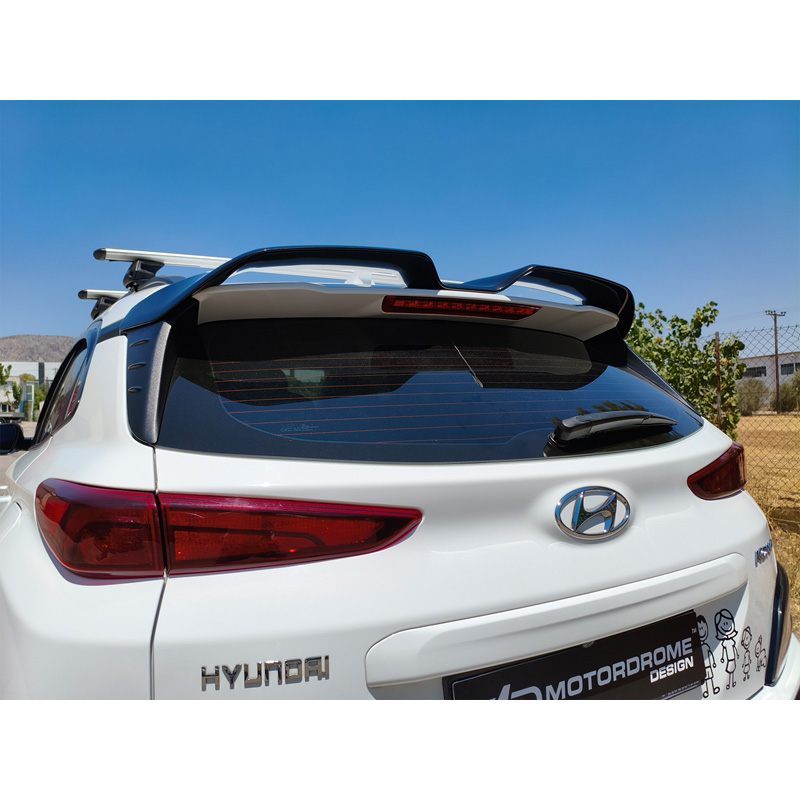 Motordrome Becquet de toit sur mesure pour Hyundai Kona mk1 Facelift 2020-2023 (PU)