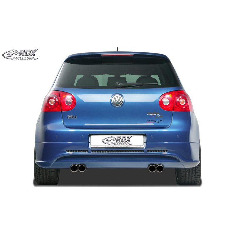 Jupe arrière sur mesure pour Volkswagen Golf V GTI/R Hatchback 3/5-portes 2003-2008 (échappement à gauche/droite) excl. Variant/Plus (ABS)