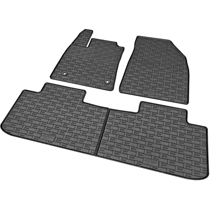 CIKCAR Set tapis de caoutchouc sur mesure pour MG S5 EV 2025- (3-pièces + points de fixage)