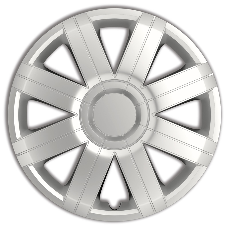Jeu d'enjoliveurs Sportive 15-inch argent