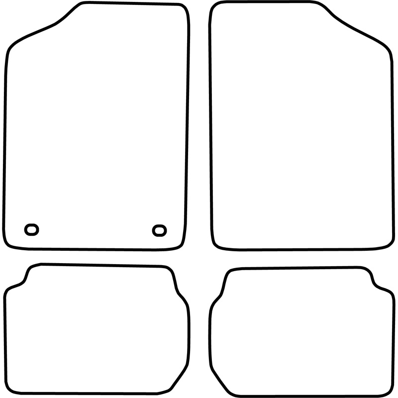 Set de tapis de sol sur mesure pour Suzuki Swift 1988-2005