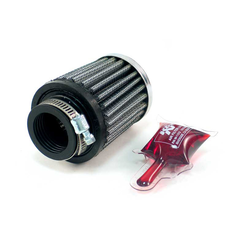 K&N Filtre à Air Universel Conique 29mm raccordement, 57mm de base, 51mm en haut, hauteur 64mm (RC-2540)