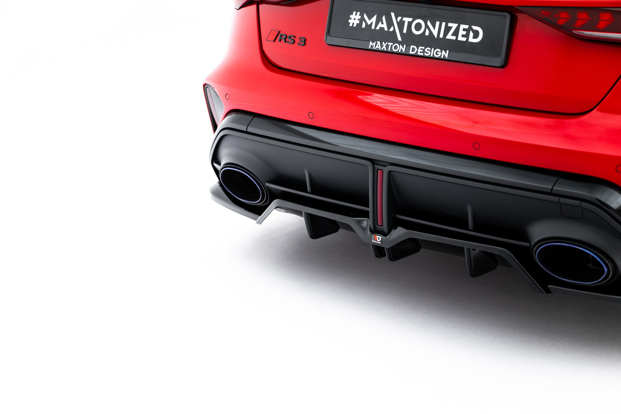 Bodykit Audi RS3 Limousine 8Y Facelift Maxton Glans Zwart