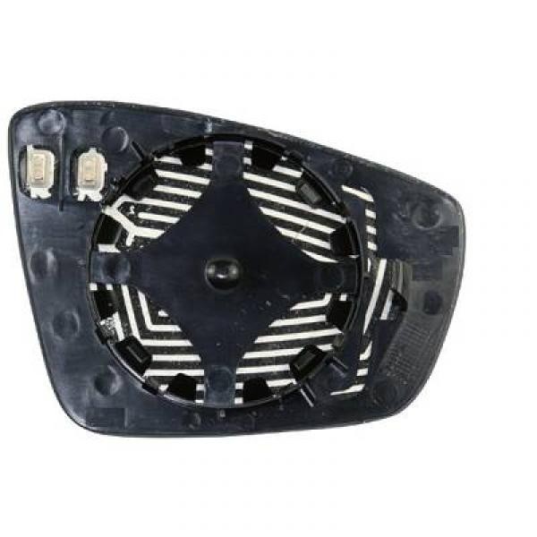 Spiegel glas links VW POLO, 09->> VERWARMBAAR