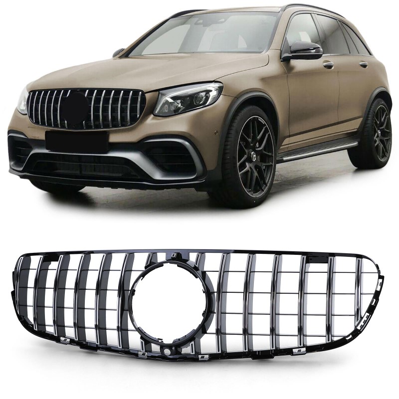 Grill Mercedes GLC X253 C253 (2015-2018) GT R Look Chroom
