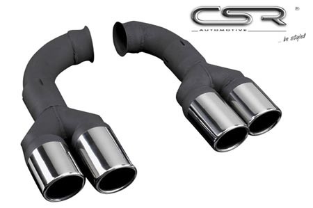 double uitlaat pipes voor ESD001 VW Scirocco 3 VW Scirocco 3