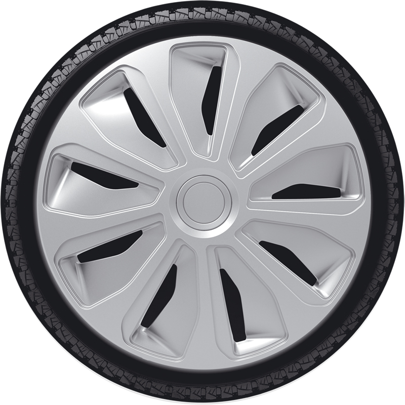 Jeu d'enjoliveurs Platin 15-inch argent