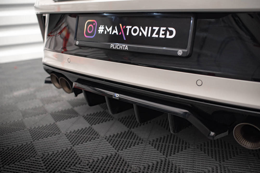 Diffuser Volkswagen T-Roc R FL Maxton Glans Zwart