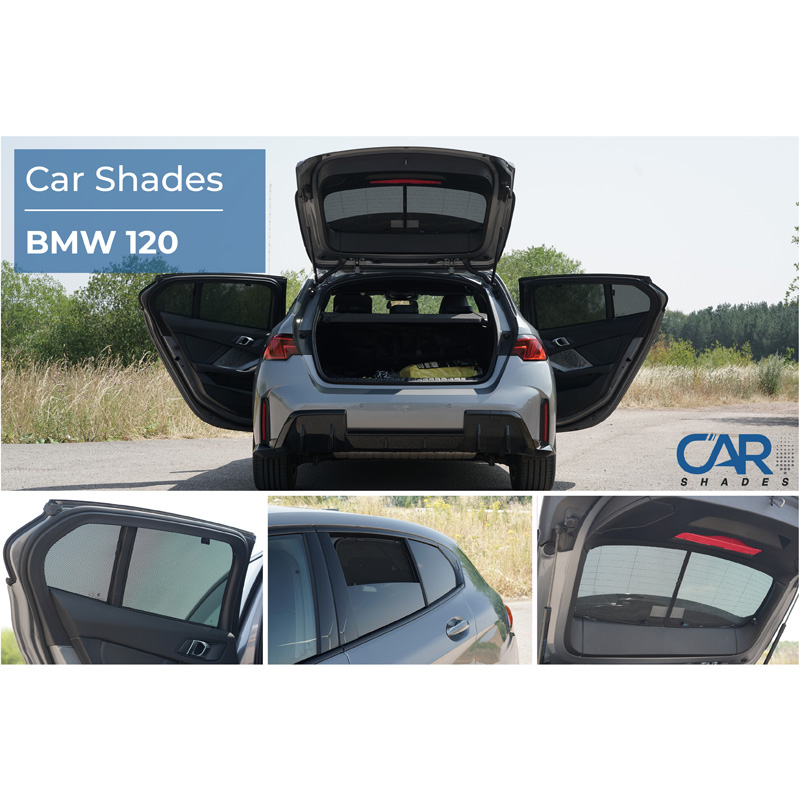 Set de Car Shades sur mesure pour BMW Série 1 F70 5-portes 2024- (6-pièces)
