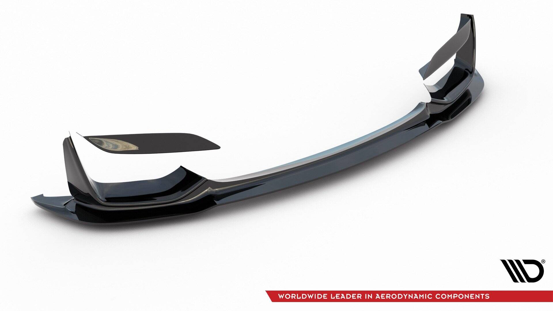 Voorspoiler passend voor BMW M3 F80 Maxton Glanzend zwart